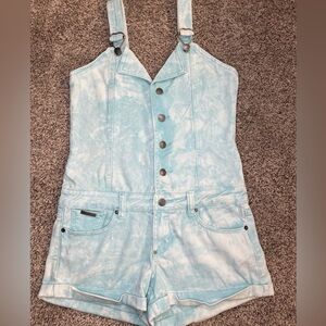 Light Blue Denim Overalls